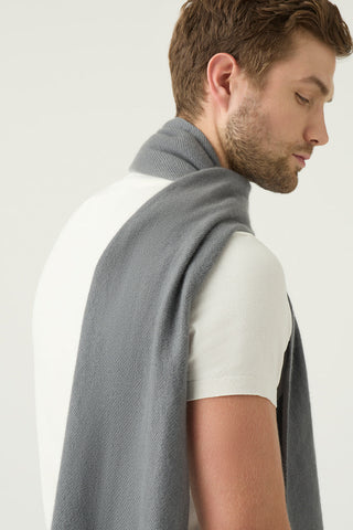 Unisex 100% Cashmere Woven Scarf