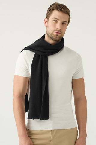Unisex 100% Cashmere Woven Scarf