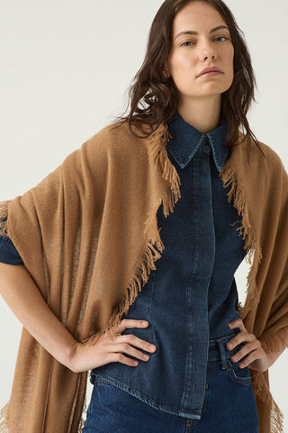 Fringe Cashmere Wrap