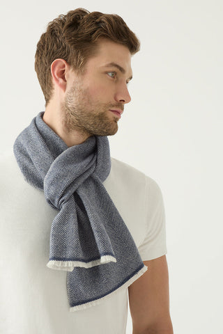 Herringbone men's and women's  Cashmere Scarf | light scarf Australia