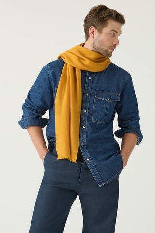 Unisex 100% Cashmere Woven Scarf