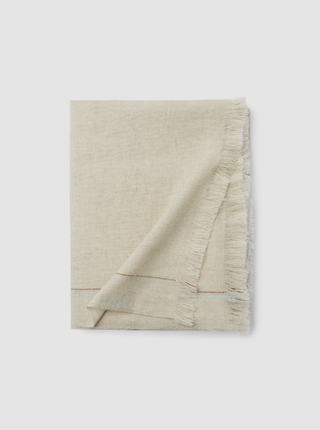 Pinstripe Cashmere Throw