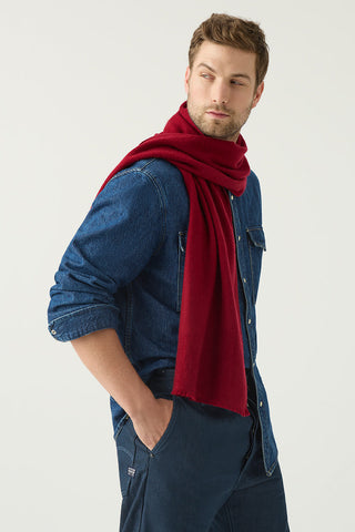 Unisex 100% Cashmere Woven Scarf