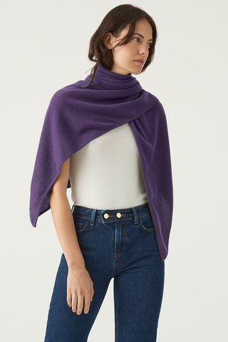 Lavender Soft Triangle Cashmere Scarf | Cashmere Scarves | Kasmiri