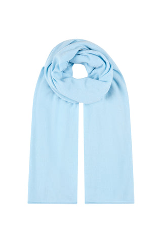 Blue 100% Cashmere Travel Wrap | Kasmiri | Scarves and Shawls Online Shop