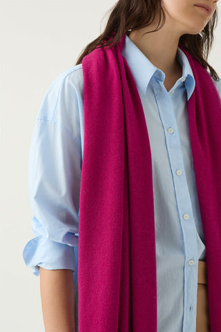 Fuschia Pink 100% Cashmere Travel Wrap | Kasmiri | Scarves and Shawls Online Shop