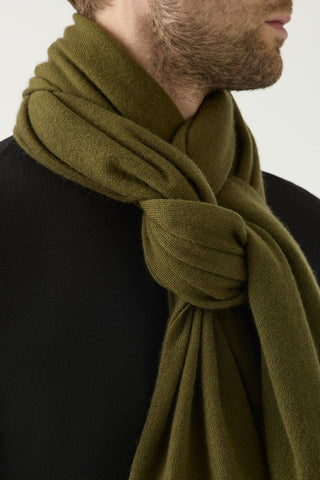 Green 100% Cashmere Travel Wrap | Kasmiri | Scarves and Shawls Online Shop