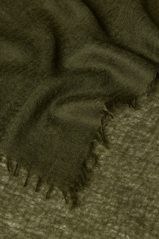 green-fringed-oversized-cashmere-scarf | Kasmiri lightweight scarf