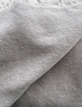 grey cashmere open knitted cashmere shawl | Cashmere Shawls | Kasmiri