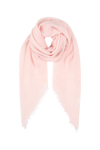 pink fringed oversized cashmere scarf | Kasmiri light scarf