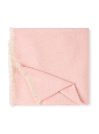 Pink Cashmere Throw Blanket | Kasmiri