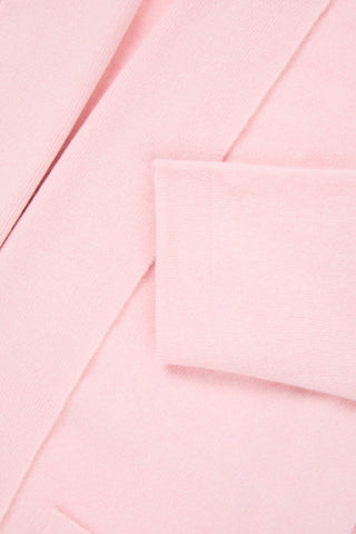 winter cashmere robe for women in pink | cashmere womens robe