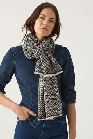 Churchill Cashmere Woven scarf  | cashmere scarves