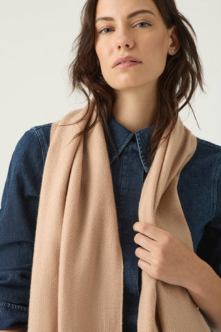 cashmere wool winter scarf in neutral hue | cashmere Australia