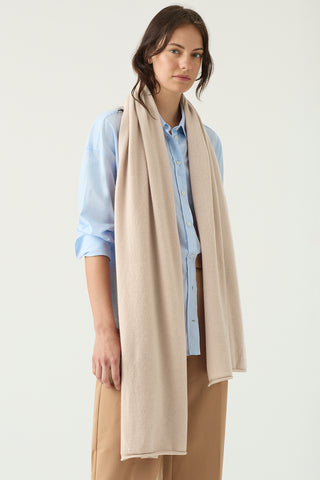 Wheat 100% Pure Cashmere Travel Wrap | Kasmiri | Scarves and Shawls Online Shop