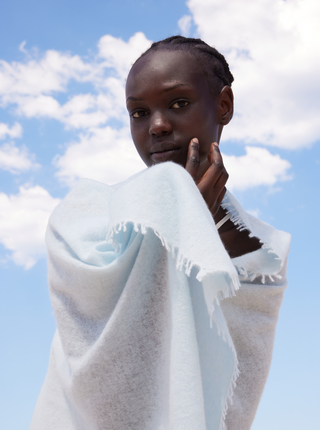 Open Knitted Cashmere Shawls