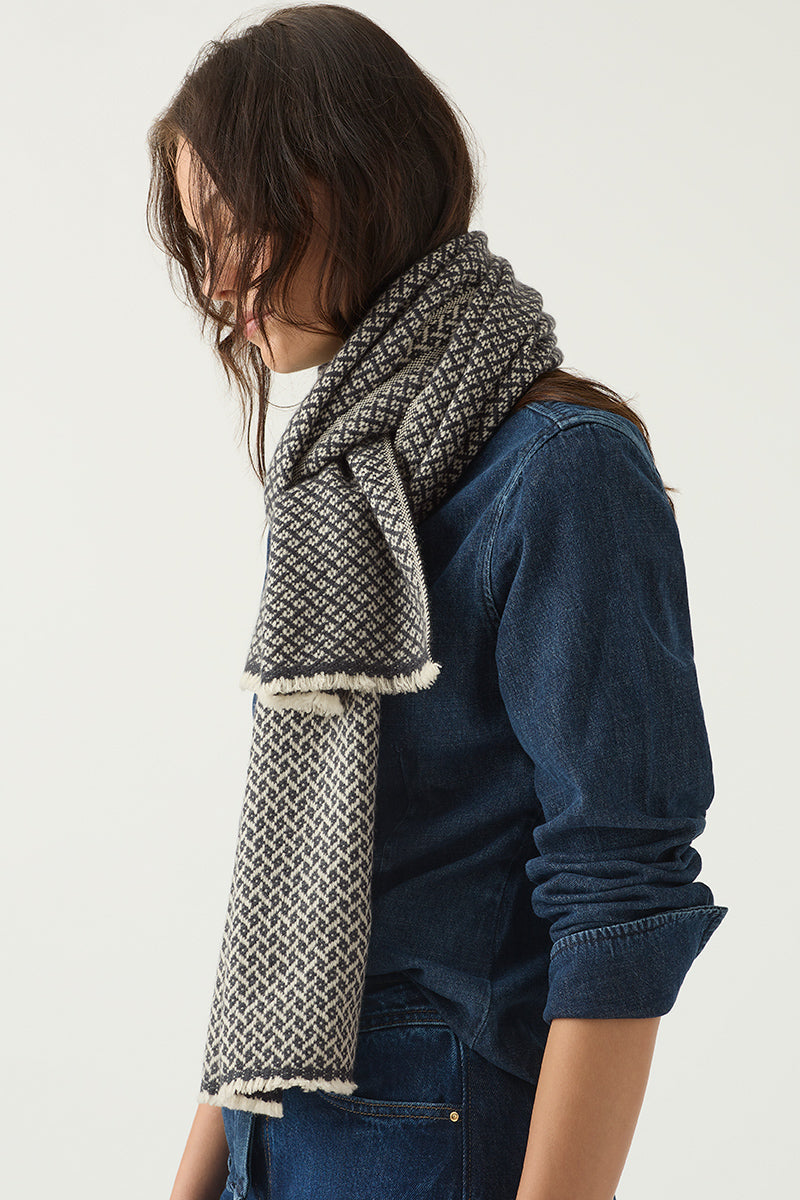 Churchill Cashmere Woven Scarf – Kasmiri