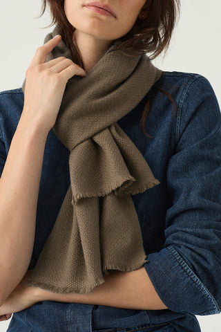 Gatsby Woven Cashmere Scarf