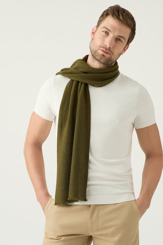 Unisex 100% Cashmere Woven Scarf