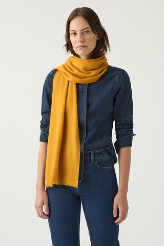 Unisex 100% Cashmere Woven Scarf