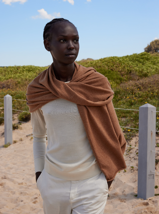 100% Cashmere Travel Wrap