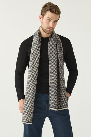 Churchill Cashmere Woven Scarf | Cashmere Scarves 