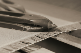 Loom image with light sepia tone
